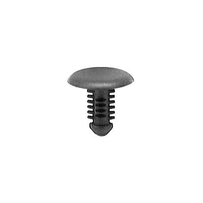 Panel Fastener 4mm Hole x 12mm Long-12mm Flat Head Dull Black-WF43250-P