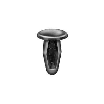 Panel Fastener 5.5mm Hole x 15mm Long-11mm Flat Head Gloss Black-WF43420-P