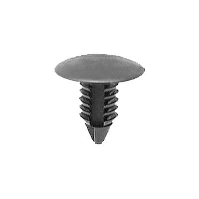 Push Nail 1/4" Hole x 5/8" Long 11/16" Head Black-WF41610-P