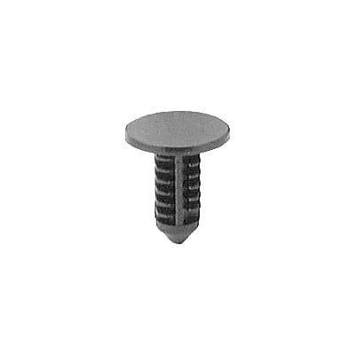 Push Nail 5mm Hole x 15mm Long-11mm Head Black-WF41840-P