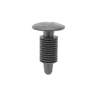 Push Nail 6mm Hole x 18mm Long-13mm Head Black-WF41560-P