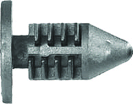 Push Nail 7.8mm Hole x 15mm Long-13mm Head Black - PK 25-WF41984