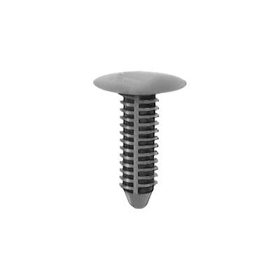 Push Nail 7mm Hole x 27mm Long-19mm Head Black - PK 25-WF41974
