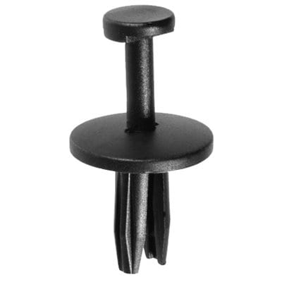 Push Pin Nail 1/4" Hole-11/16" Washer Black-WF46040-P