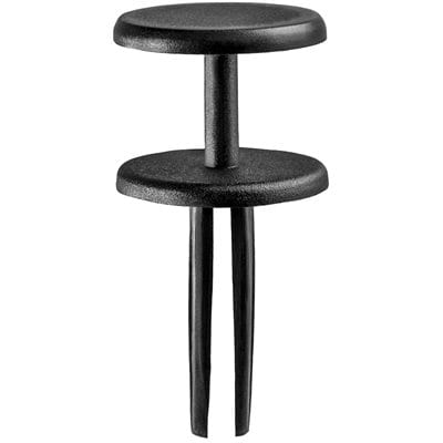 Push Pin Nail 6.3mm Hole-22mm Washer Black - PK 15-WF46523