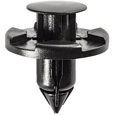 Push Pin Nail 8mm Hole-20mm Washer 9mm Stem Black-WF46350-P