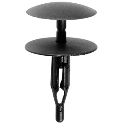 Push Pin Rivet 6.3mm Hole-24mm Washer Black - PK 25-WF46234