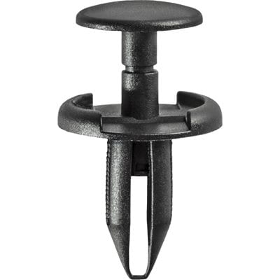 Push Pin Rivet 6mm Hole-17mmW- 16mm Stem Black-WF46250-P