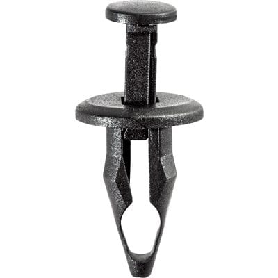 Push Pin Rivet 9.5mm Hole-18mm Washers-26mm Grip Black - PK 25-WF46414