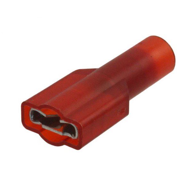 Quick Connect Female Nylon Fully Insulated Red 18-22Ga-ES25160-P
