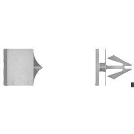 Rocker Panel Moulding Clips 7/16" Hole 9/16" Stem PK 15-WF24383