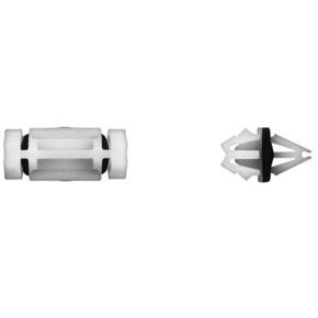 Roof Rail Moulding Clips w/Sealer 7mm Hole 13mm Stem PK 15-WF24143