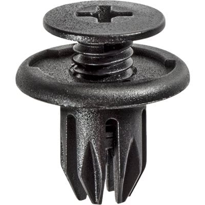 Screw Nail 10mm Hole 20mmW-8mm Stem Black-WF44080-P