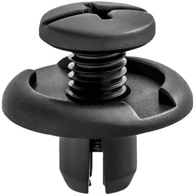 Screw Nail 8mm Hole 20mm Washer 9mm Stem Black-WF44100-P