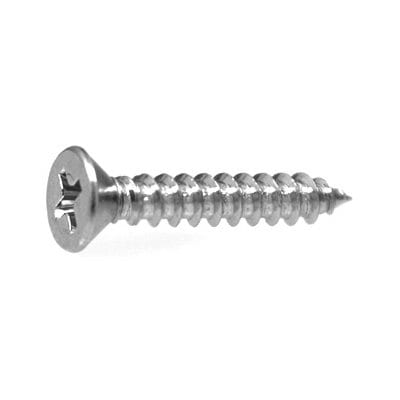 Screw Phillips Flat Head Zinc Plated# 6 x 1/2" - PK 100-WF66026