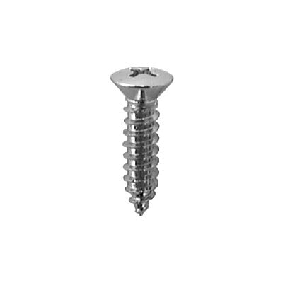 Screw Phillips Pan Head Oval Chrome Pltd #10 x 3/4" (#8Hd) - PK 100-WF63596
