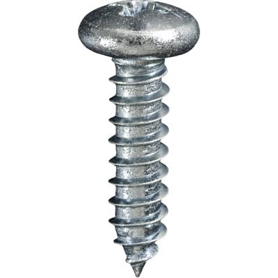 Screw Phillips Pan Head Zinc Plated-#10 x 3/4" - PK 100-WF60096