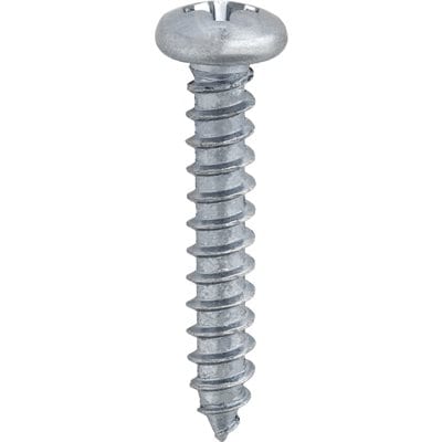 Screw Phillips Pan Head Zinc Plated-# 8 x 1" - PK 100-WF60056