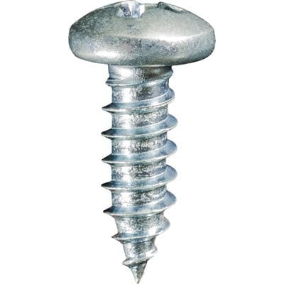 Screw Phillips Pan Head Zinc Plated-# 8 x 1/2" - PK 100-WF60036