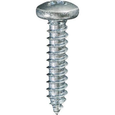 Screw Phillips Pan Head Zinc Plated-# 8 x 3/4" - PK 100-WF60046