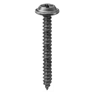 Screw Phillips Pozi Drive Round Head Black 4.2mm x 37 - PK 50-WF68475