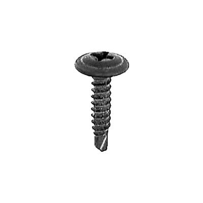 Screw Phillips Teks Drill Point Flat Washer Black 4.2mm x 20-WF68510-P