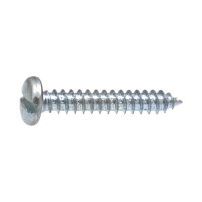Screw Slotted Pan Zinc Plated #12 x 1"-WF62176