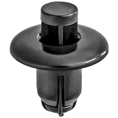 Snap Pin Nail 8mm Hole-17mm Washer Black - PK 15-WF47093