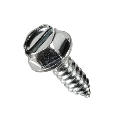 Tap Screw Hex Washer Slotted Head Zinc Plated #14x3/4"-WF72180-P