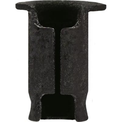 Tube Nut Metal Shaft 3/32" Hole 1/8" - PK 100-WF30036