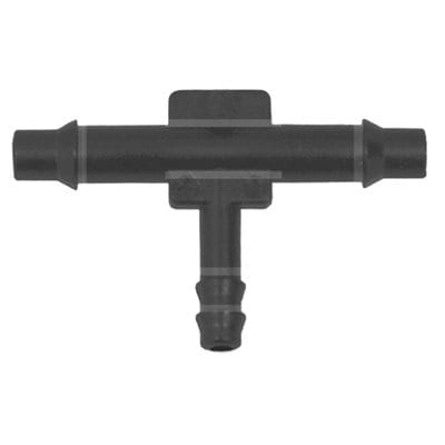 Vacuum Line Connector Tee 3/16" x 3/16" x 1/8" Pack of 25-MS18354