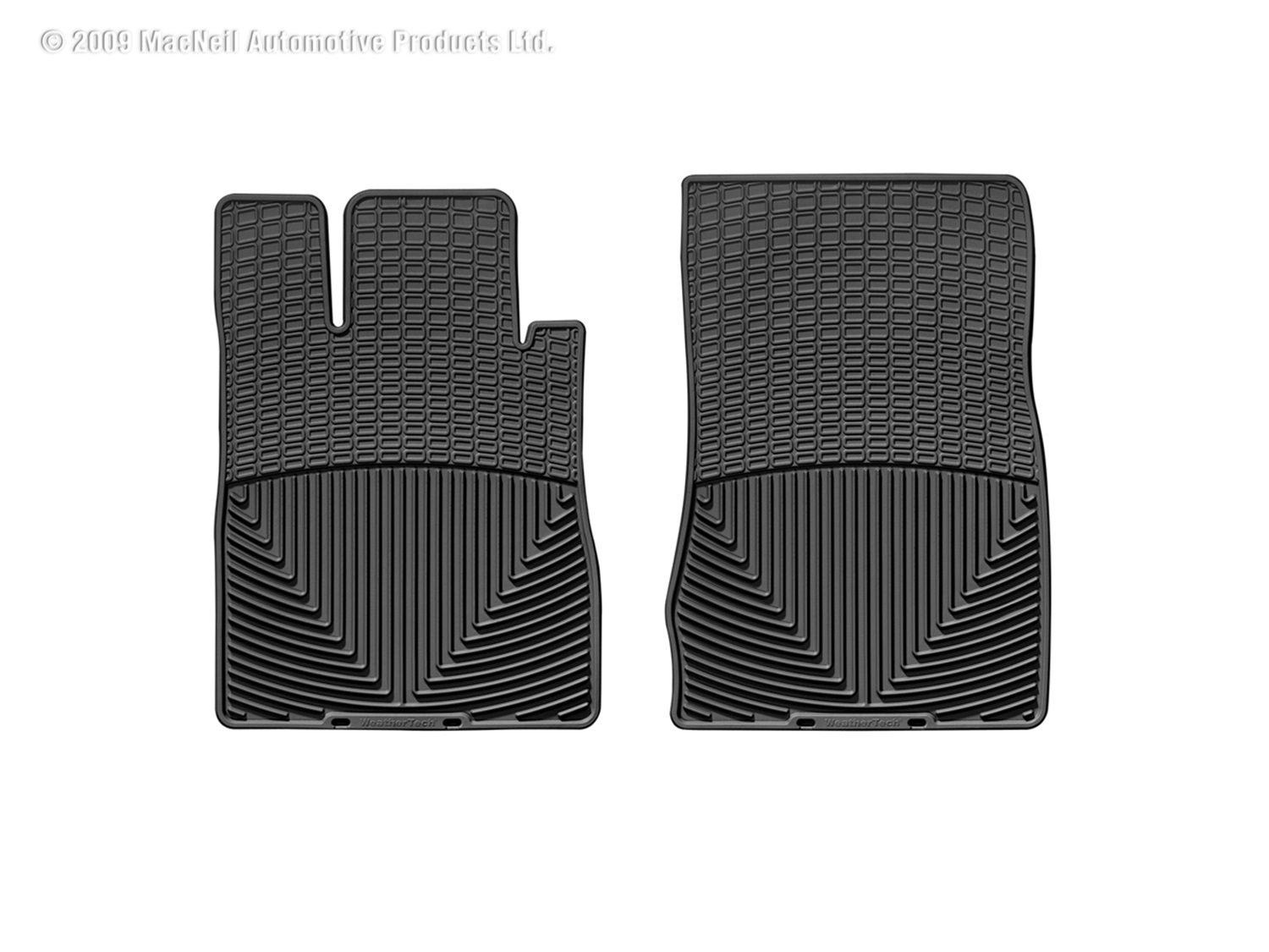 WeatherTech Front All-Weather Front Floor Mats-Black-W36-WT