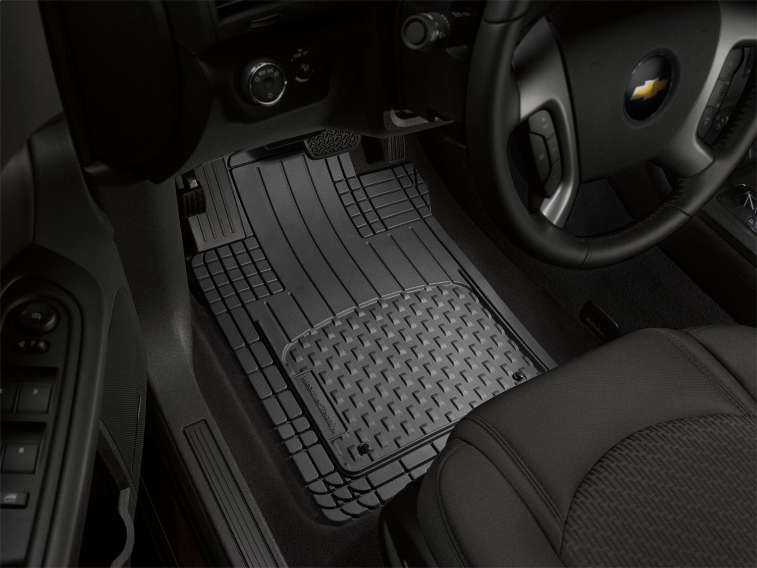 WeatherTech Front and Rear Trim-to-Fit Mat-Black - Image 2