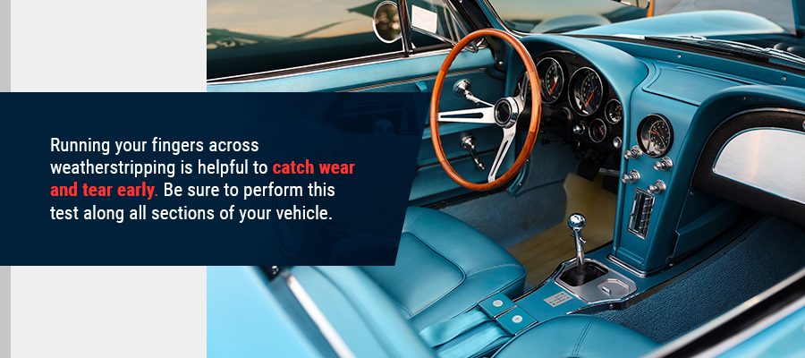 Visible Deterioration Across Weatherstripping